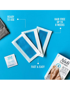 Cintas de Cera Nad's para Hombres - Kit de 20 Cintas 2