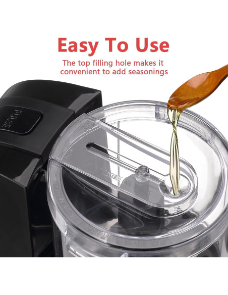 Mini Procesador de Alimentos Liebe&Lecker 1.5 Tazas S/S Mini Procesador de Alimentos Liebe&Lecker 1.5 Tazas S/S