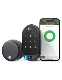 Cerradura Inteligente Wi-Fi Yale August con Teclado Táctil Negro