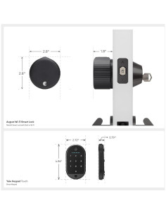 Cerradura Inteligente Wi-Fi Yale August con Teclado Táctil Negro 2