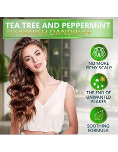 Juego de Champú y Acondicionador Naturavis 230ml Menta y Árbol de Té 2