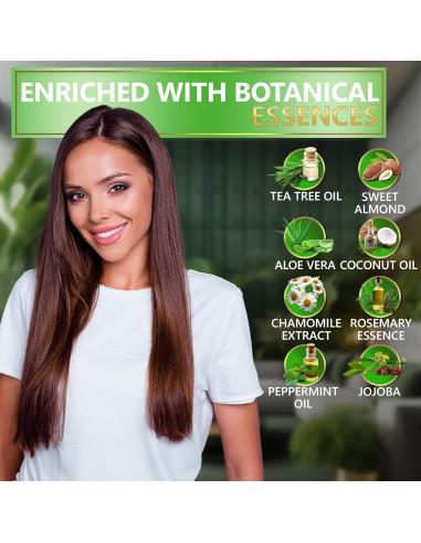 Juego de Champú y Acondicionador Naturavis 230ml Menta y Árbol de Té