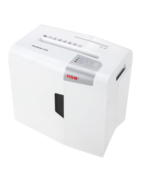 Destructora de papel HSM Shredstar S10, corte en tiras 10 hojas