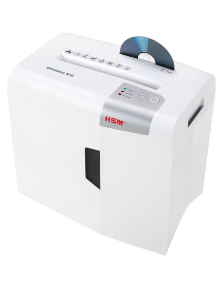 Destructora de papel HSM Shredstar S10, corte en tiras 10 hojas