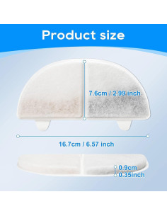20 Filtros Reemplazo MyfatBOSS para Fuente de Agua Gatos 2