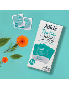 Toallitas Calmantes Post Cera Nad's - 20 Unidades 2