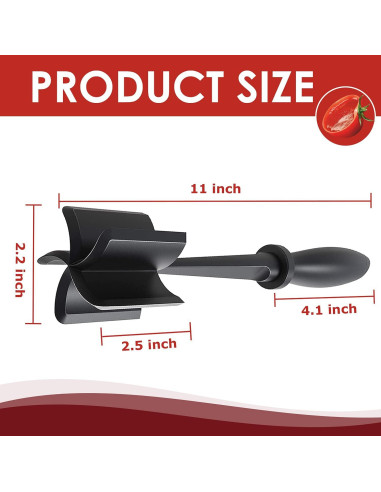 Picador de Carne KAYCROWN 5 Cuchillas Antiadherente 99g