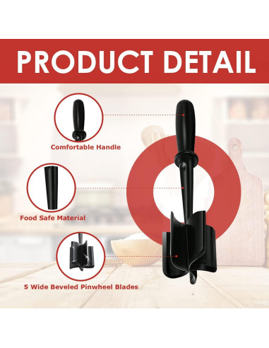 Picador de Carne KAYCROWN 5 Cuchillas Antiadherente 99g