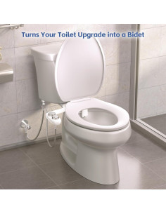 Accesorio de Bidet WATERLACE Ultra Delgado Blanco 2