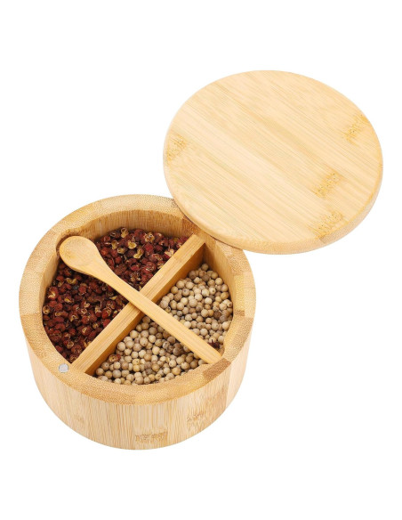 Bowl de Sal y Pimienta RAETTER.LY de Bambú Natural 12 oz