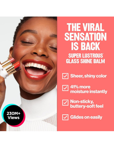 Bálsamo Labial Brillante Revlon Super Lustrous 002 Pink Flip 3,11 g