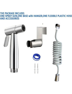 Rociador de Bidet RDZM Acero Inoxidable Ajustable 198 cm 2