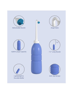 Bidet Portátil Hibbent 620ml con Boquilla Retráctil 2