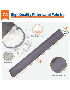 Tapón de Corrientes MAGZO 91,44 cm Gris Aislante 2