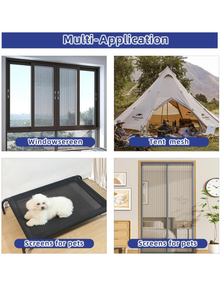 Cinta de Reparación de Pantallas SWRT 7,62 cm x 9,14 m Negra