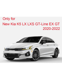 Cubierta de Manija de Puerta Kia K5 2020-2025 ABS Negra Brillante 2