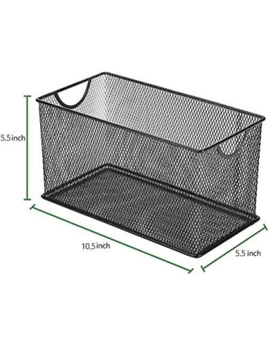Juego de 3 Cestas de Almacenamiento GoldOrcle 10.5x14x14 cm