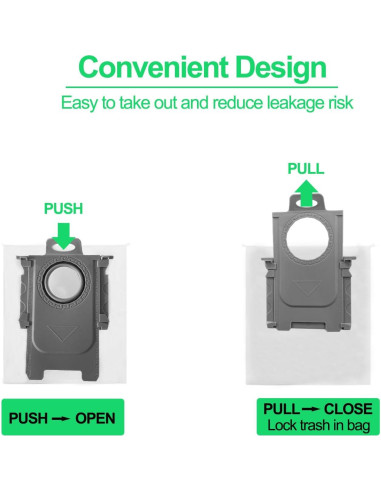 18 Paquetes de Bolsas de Polvo ApexOne 2.7L para Roborock