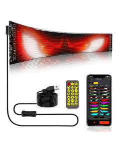 Cartel LED Publicitario Programable Howdot 12x60 cm USB