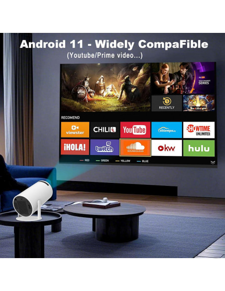 Proyector Portátil HY300 PRO 4K 1080P WiFi 6 Bluetooth 5.0 Proyector Portátil HY300 PRO 4K 1080P WiFi 6 Bluetooth 5.0