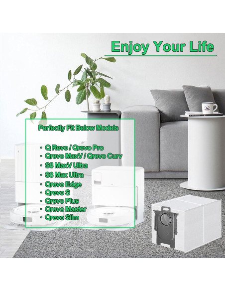 18 Paquetes de Bolsas de Polvo ApexOne 2.7L para Roborock