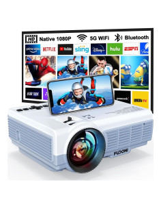 Proyector FUDONI P1 Nativo 1080P 14000L WiFi Bluetooth