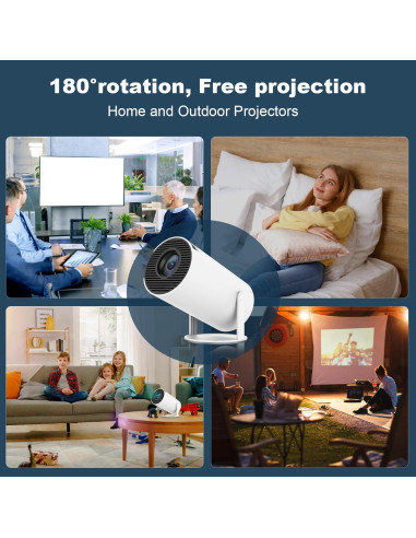 Proyector Mini Portátil ear&ear HY300 1080P WiFi 6 Bluetooth 5.0