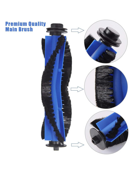 Accesorios Eufy RoboVac 11S Max 1 Cepillo Principal 8 Laterales