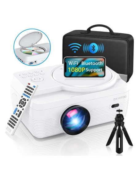 Proyector Dxyiitoo WiFi Bluetooth Full HD 12000LM 250"