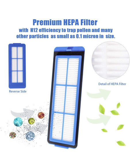 Accesorios Eufy RoboVac 11S Max 1 Cepillo Principal 8 Laterales