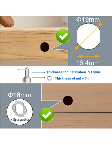 Cerradura de Cajón Biométrica eLinkSmart YL-F2-20mm Plata