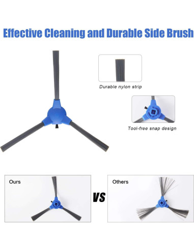 Accesorios Eufy RoboVac 11S Max 1 Cepillo Principal 8 Laterales