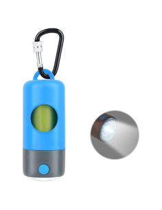 Dispensador de Bolsas para Excremento de Perros Novkin con Linterna