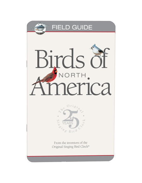 Reloj de Pájaro Cantor Mark Feldstein 25 Aniversario 33 cm Verde