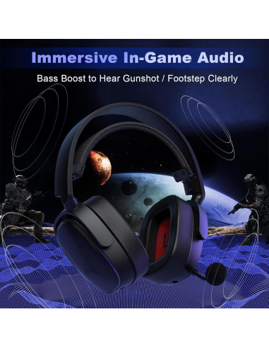 Auriculares Inalámbricos SENZER X100 para Juegos Bluetooth