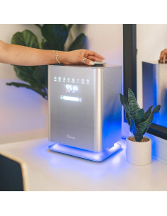 Humidificador ultrasónico Crane 1.2 galones gris control remoto 2
