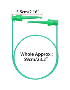 Clips de Gancho de Prueba Sumnacon 5 Pcs Silicona 59 cm 2