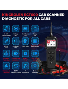 Probador de Circuito Automotriz KINGBOLEN ECT600 36FT 2