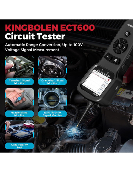 Probador de Circuito Automotriz KINGBOLEN ECT600 36FT