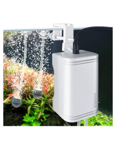 Bomba de Aire Mini Acuario FEDOUR 48GPH Ultra Silenciosa