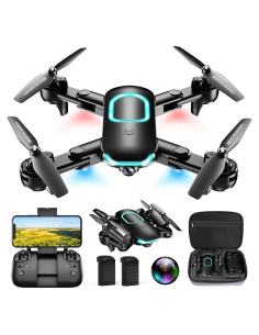 Drone Plegable REDRIE JY02 con Cámara 1080P y 2 Baterías