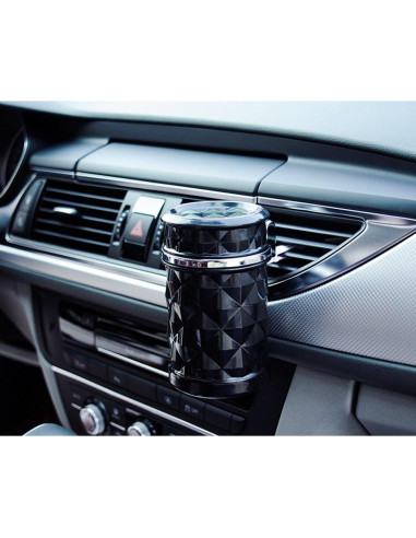 Cenicero de Auto Vurtne con Luz LED Azul Ignífugo