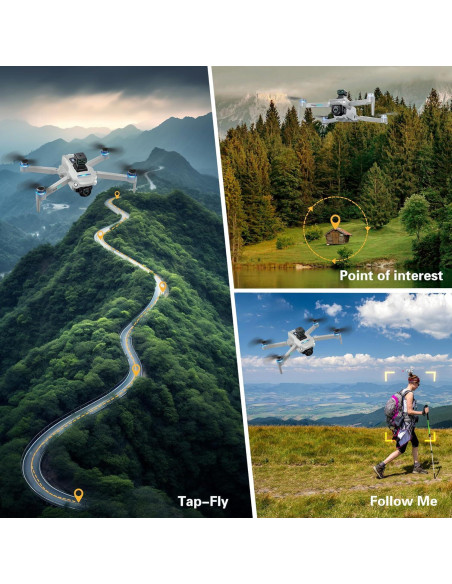 Dron CANKETEC S159 4K UHD con GPS y Gimbal EIS - 60 min vuelo