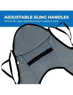 Sling U acolchado Patient Aid pequeño 61 kg soporte cabeza 2