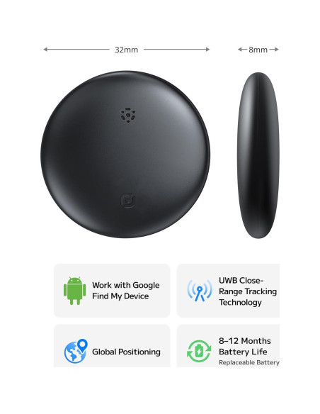 Rastreador Bluetooth Midlocater para Android IP67 1 Paquete Rastreador Bluetooth Midlocater para Android IP67 1 Paquete