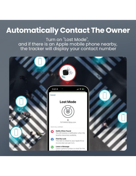 Rastreador Bluetooth SENCKIT 3 Pack para Llaves y Mascotas