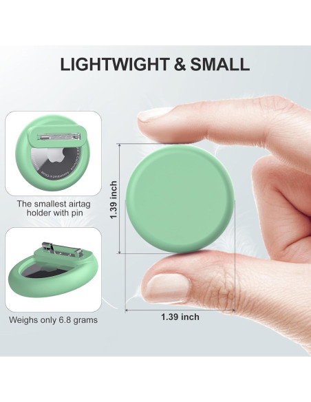 Soporte Oculto para AirTag de Apple - 4 Paquetes Silicona Niños Soporte Oculto para AirTag de Apple - 4 Paquetes Silicona Niños