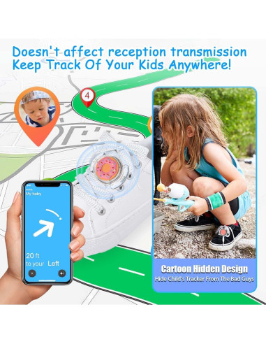 2 Fundas Impermeables para AirTag BIQIRE Unicornio y Donas