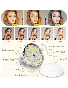 Kit de Iluminación Softbox Torjim 40x40cm con Bombillas LED 2