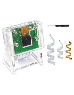 Módulo de Cámara Raspberry Pi 5MP 1080p con Soporte y Cables
